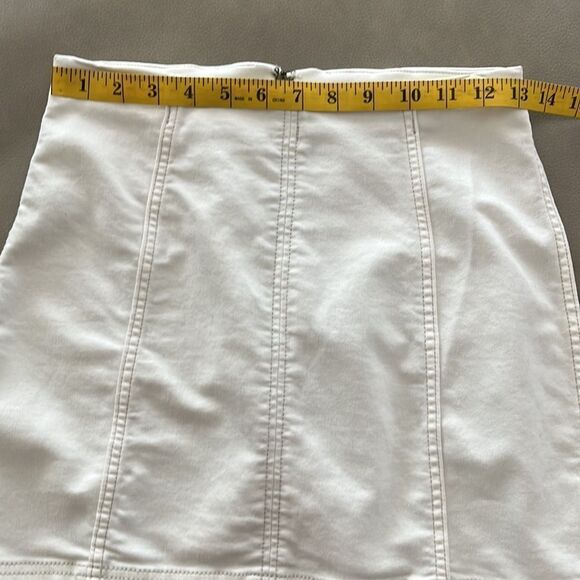 Free People Modern Femme Denim Mini Skirt Size 2 - Picture 6 of 9